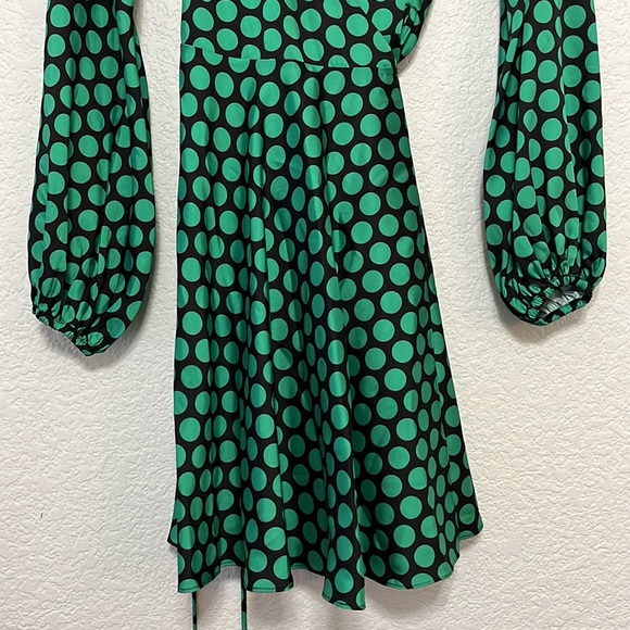 Milly Siena Polka Dot Wrap Dress - Picture 7 of 16
